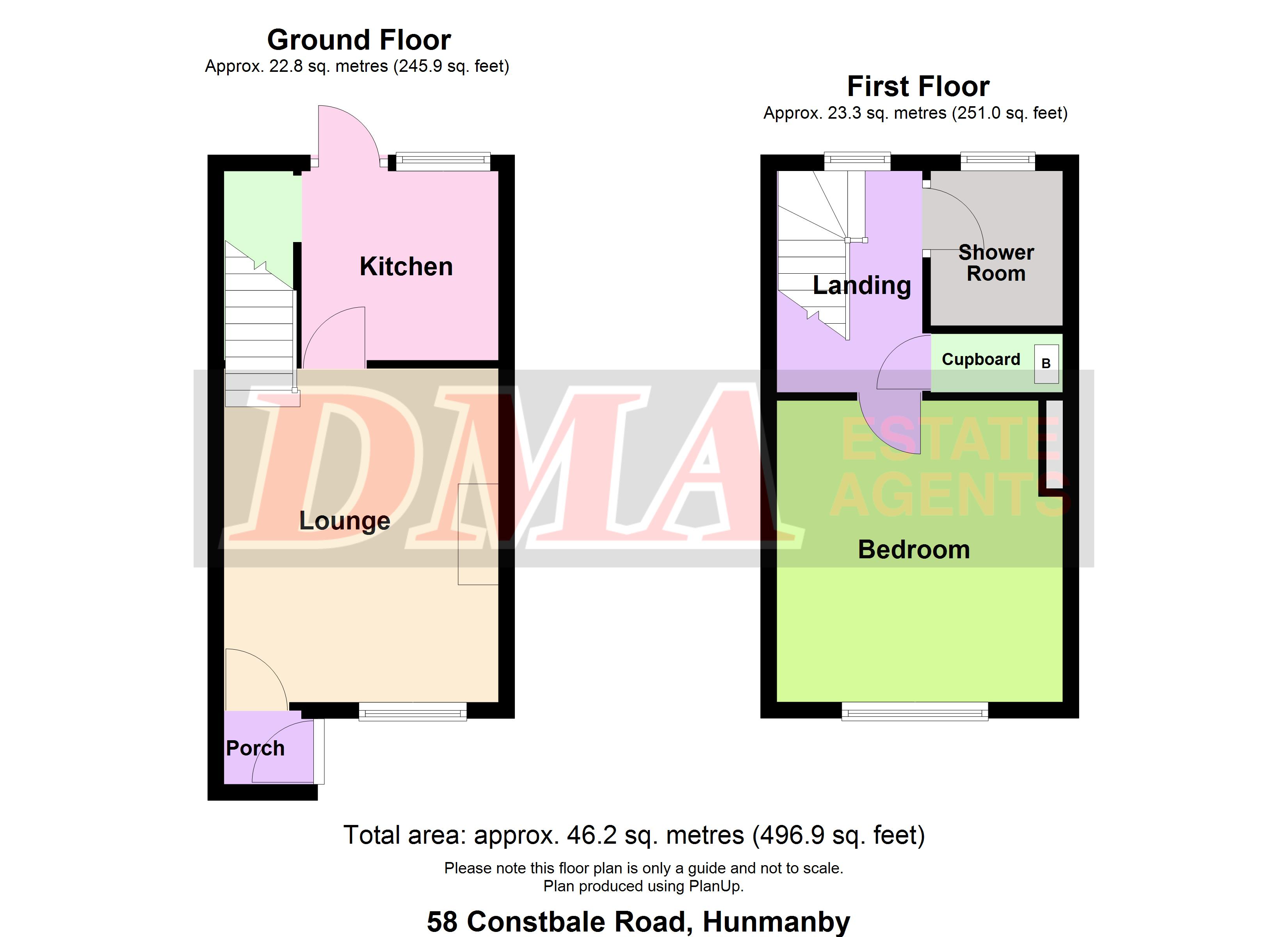 58, Constable Road, Hunmanby floorplan