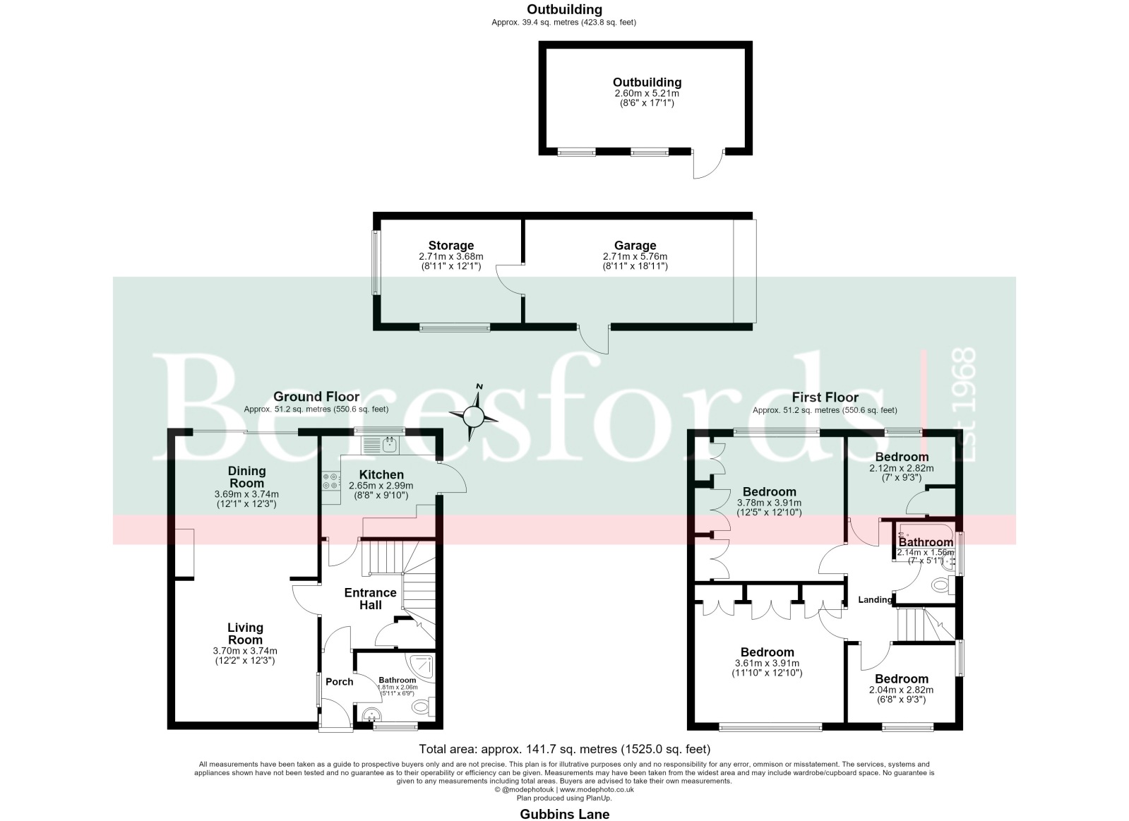 115, Gubbins Lane, Harold Wood floorplan