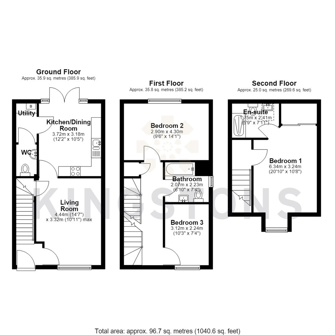 53, Basil Drive, Melksham floorplan