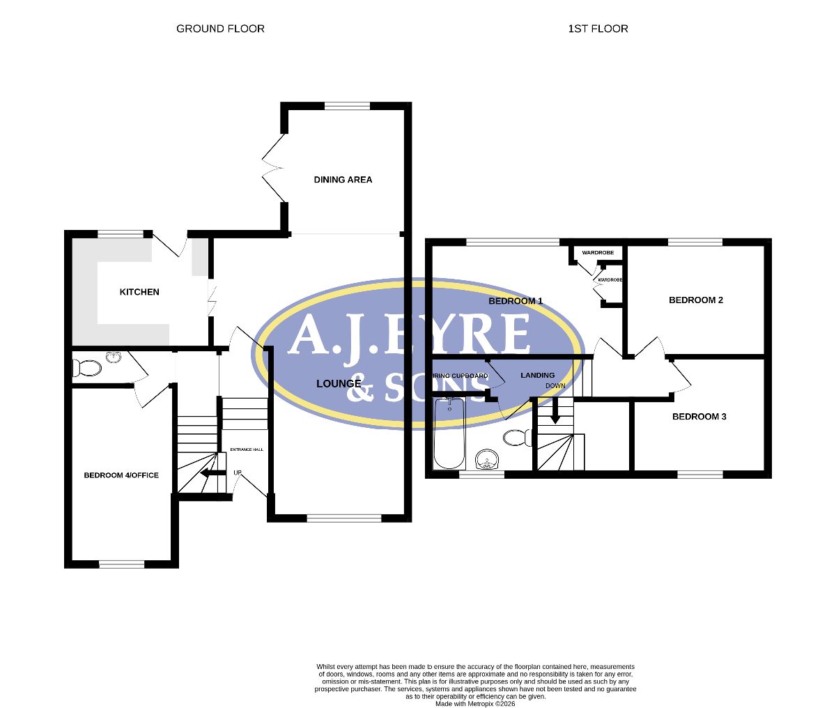 7 Lincoln Rise, Waterlooville floorplan