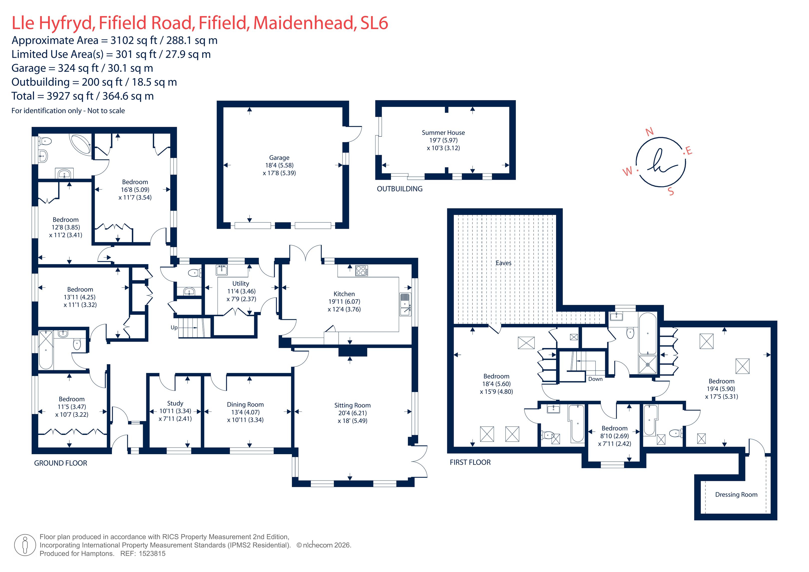 Lle Hyfryd, Fifield Road, Fifield, Maidenhead floorplan