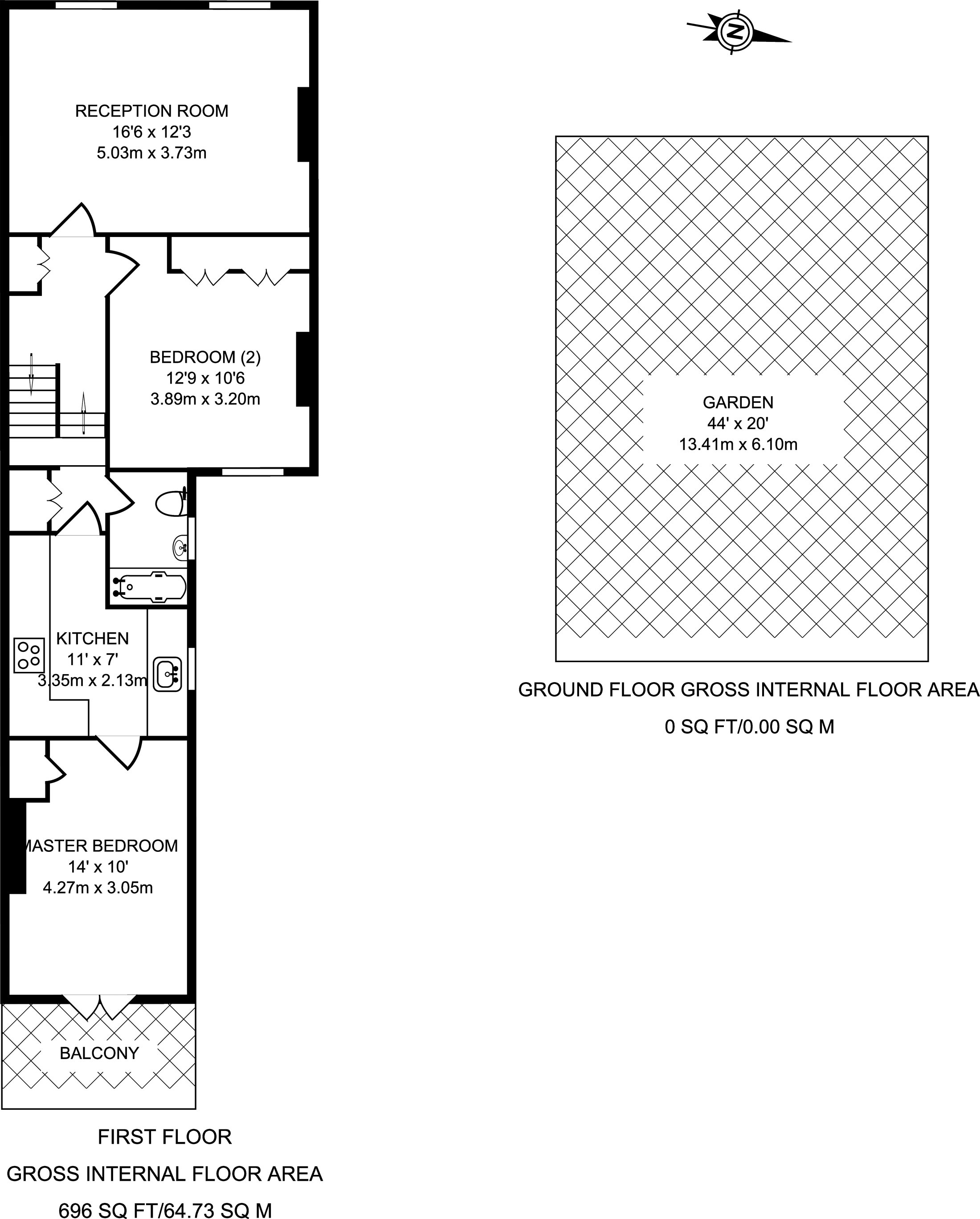 2 Bedrooms Flat to rent in Gladstone Road, Wimbledon SW19