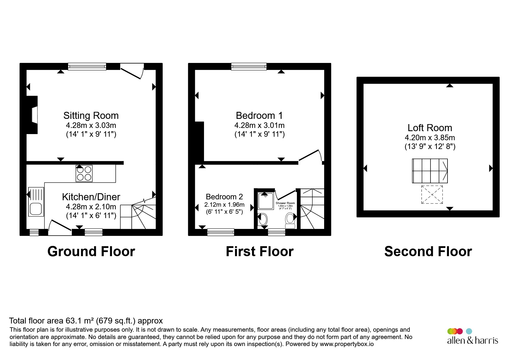 74, Westrop, Swindon floorplan