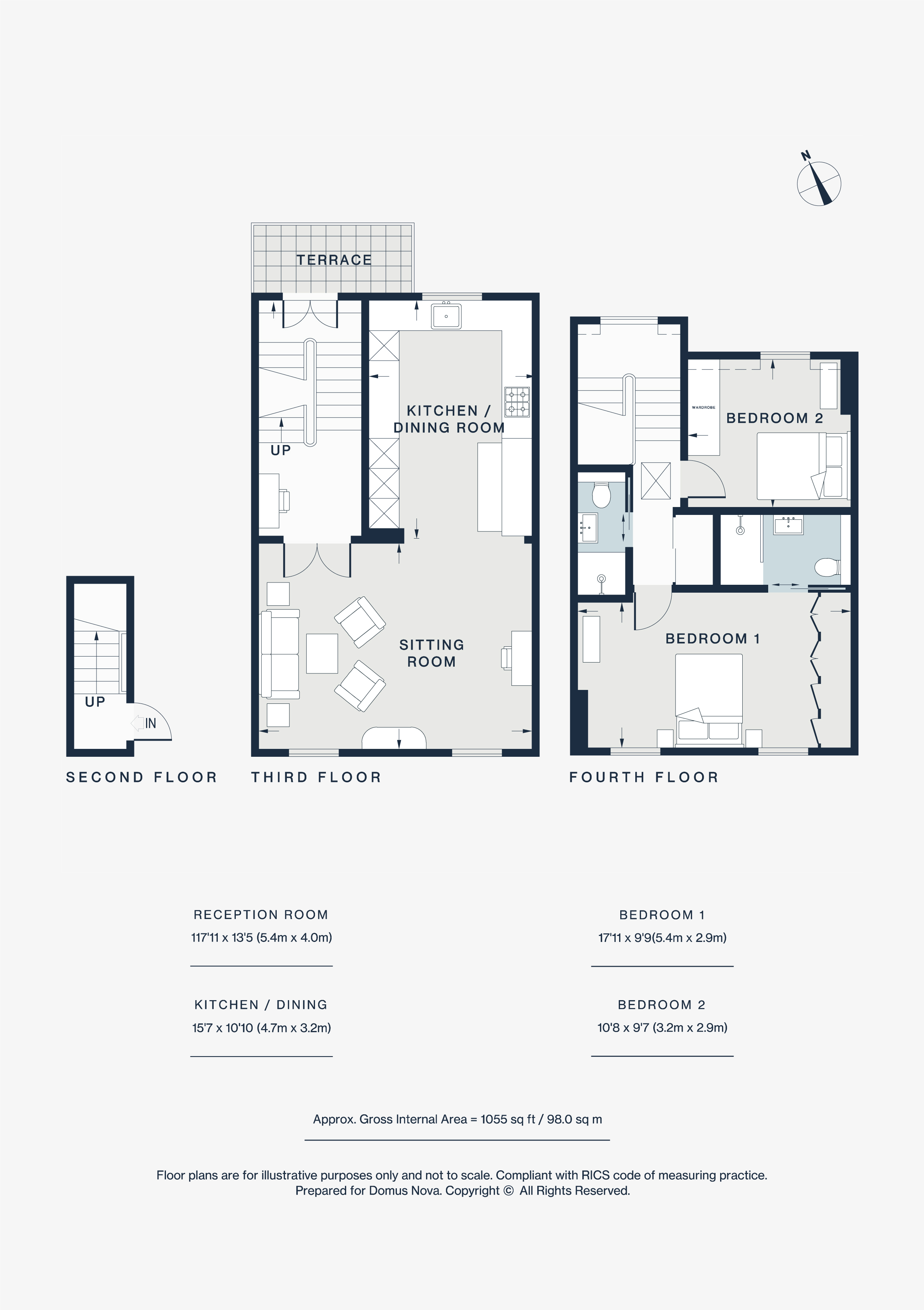 Durham Terrace, London, W2 floorplan