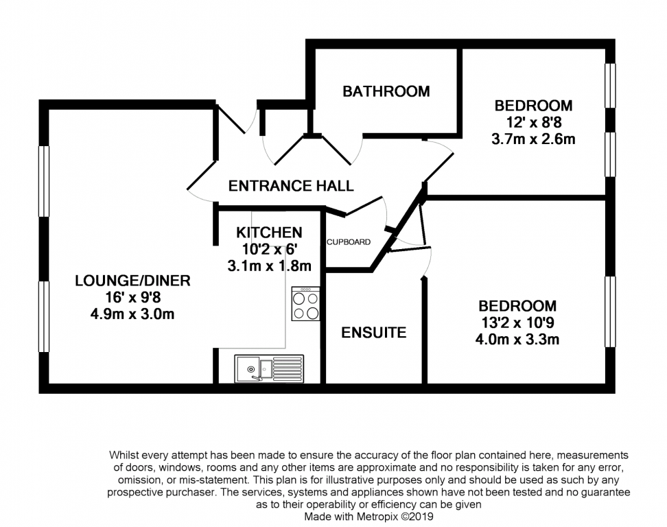 2 Bedrooms Flat for sale in Fox Court, Aldershot GU12