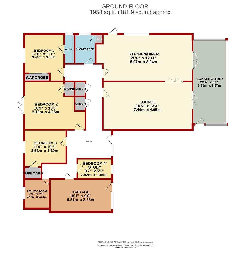 Lansdown Corner, Lansdown Walk, Lydney floorplan