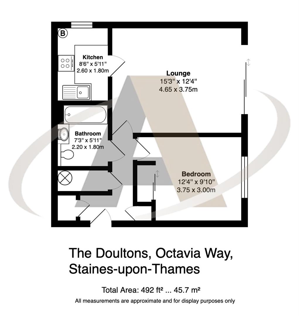 2 The Doultons, Octavia Way, Staines-Upon-Thames floorplan