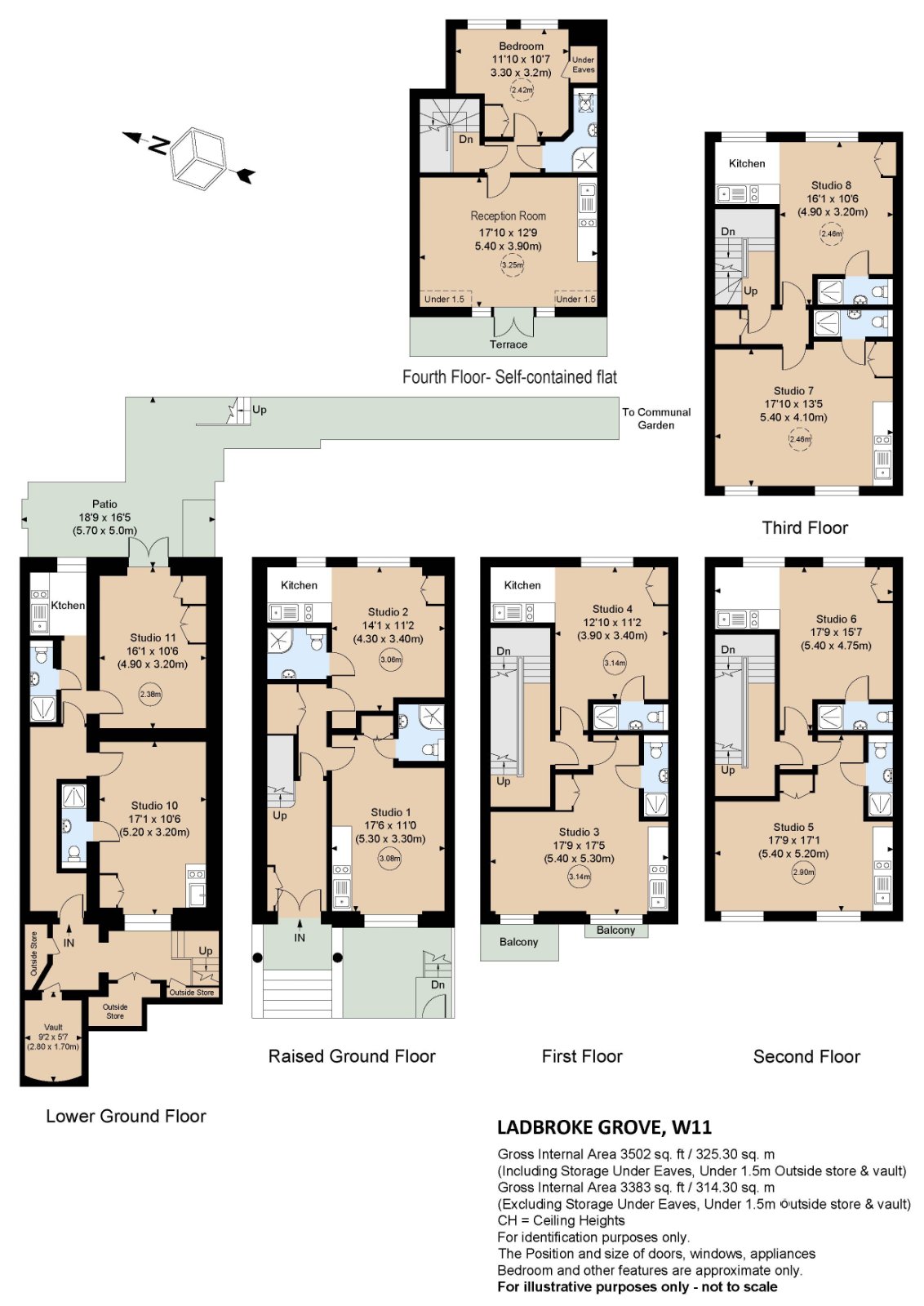 74, Ladbroke Grove, Notting Hill floorplan