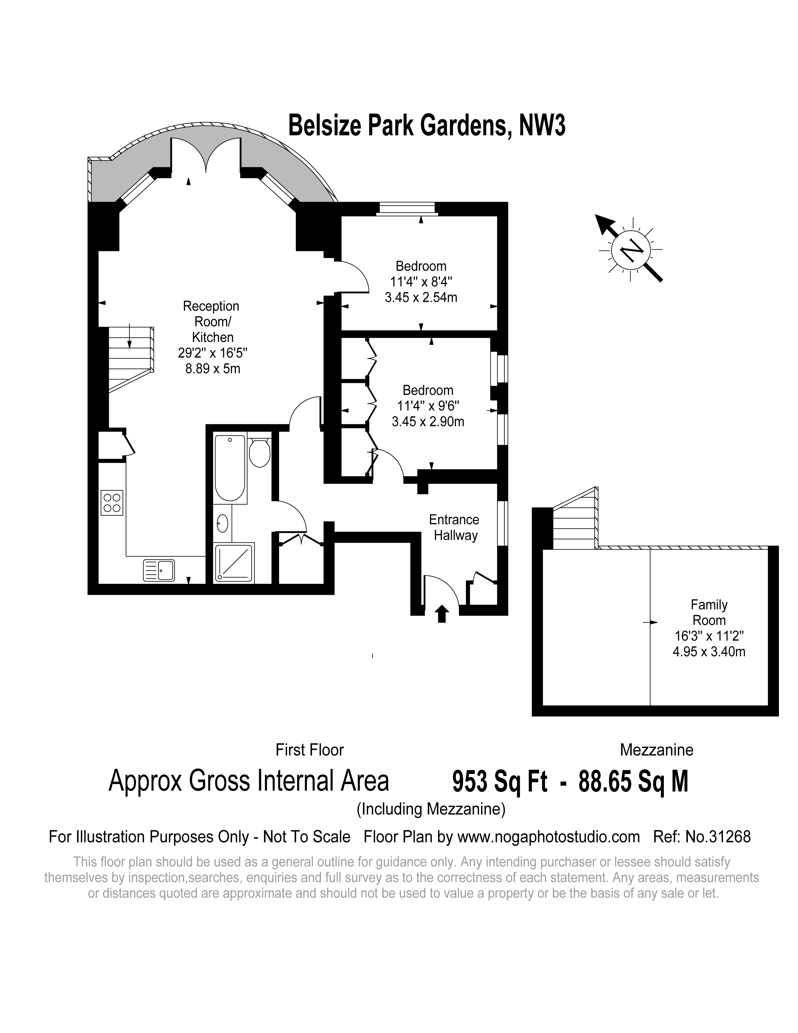 2 Bedrooms Flat to rent in Belsize Park Gardens, London NW3