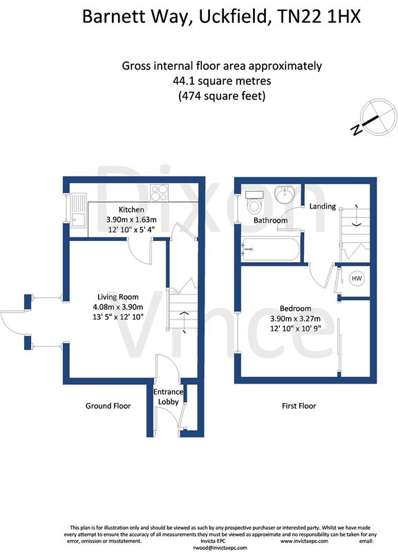 1 Bedrooms Terraced house for sale in Barnett Way, Uckfield TN22