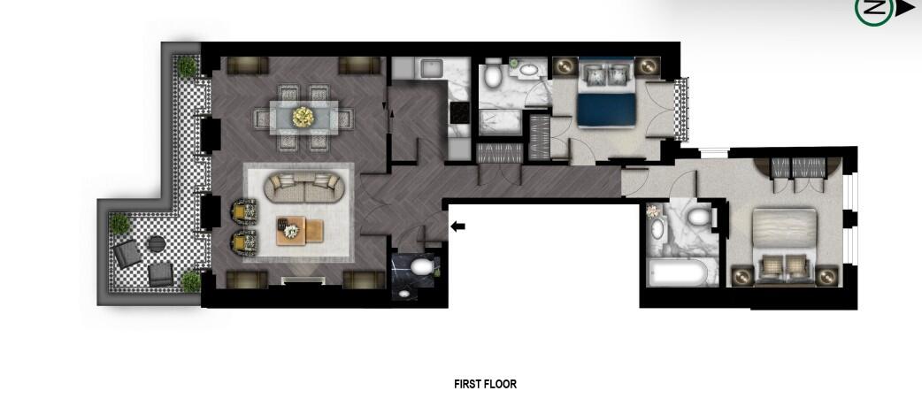 Prince of Wales Terrace, London floorplan