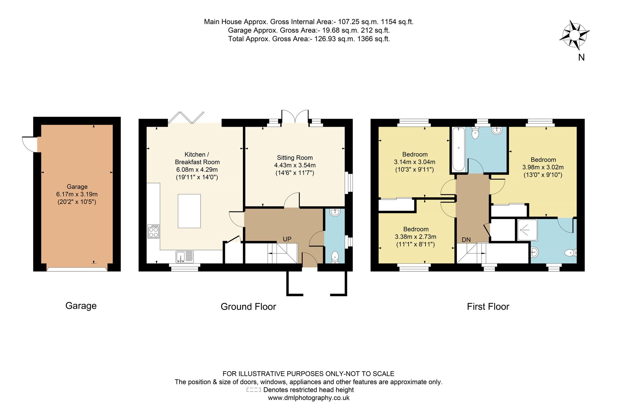 8 Claudius Drive, Moreton-In-Marsh floorplan