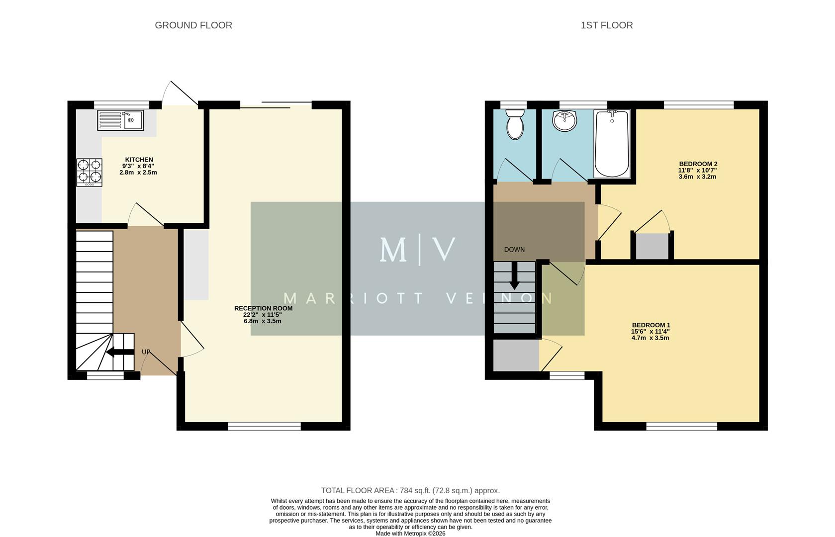 98, Uvedale Crescent, New Addington floorplan