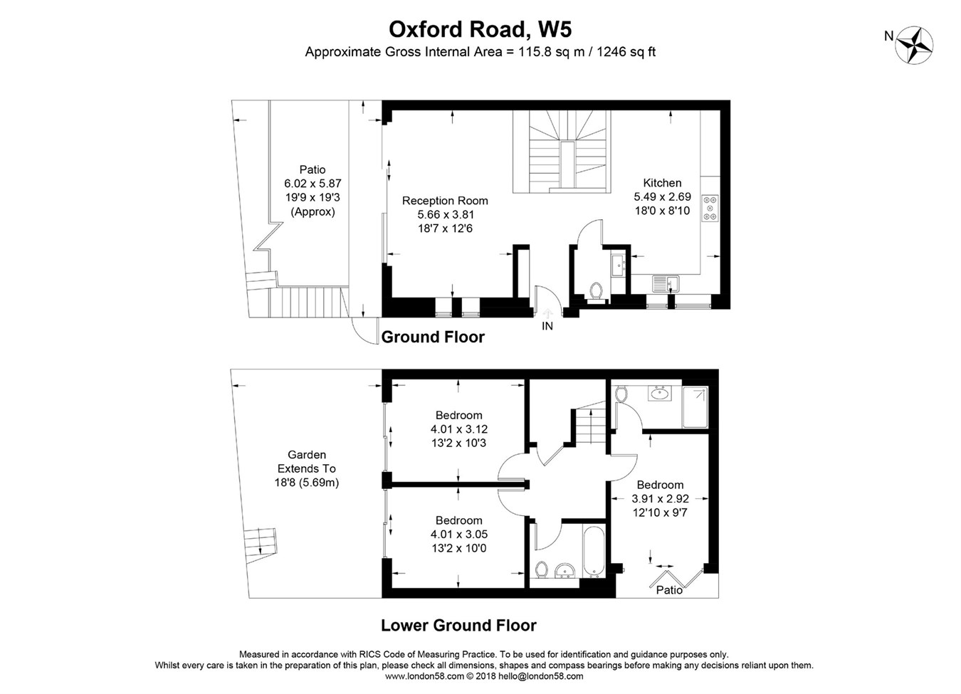 3 Bedrooms Detached house for sale in Oxford Road, Ealing W5