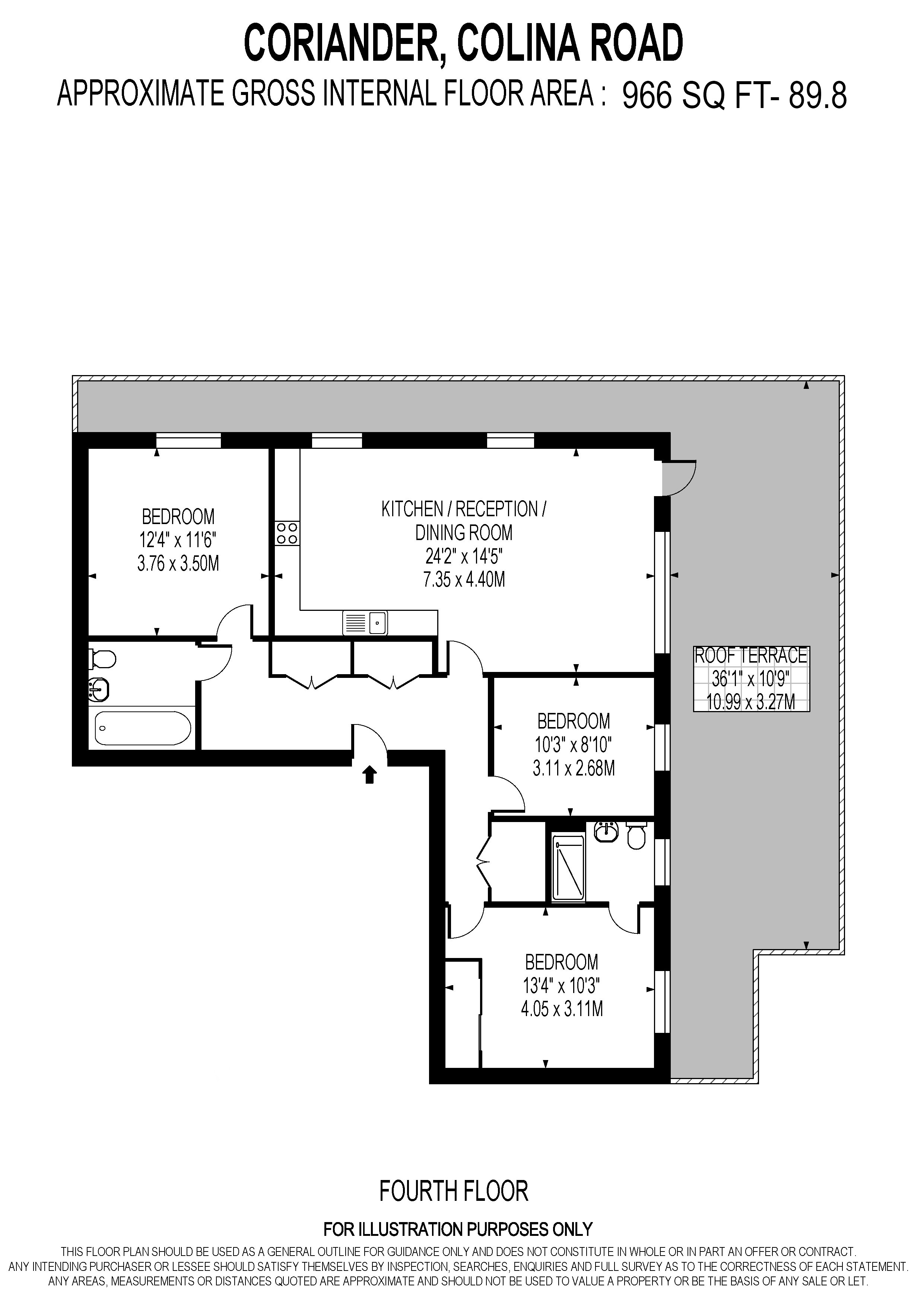 The Oakwood, Colina Road, Haringey, London, N15 floorplan