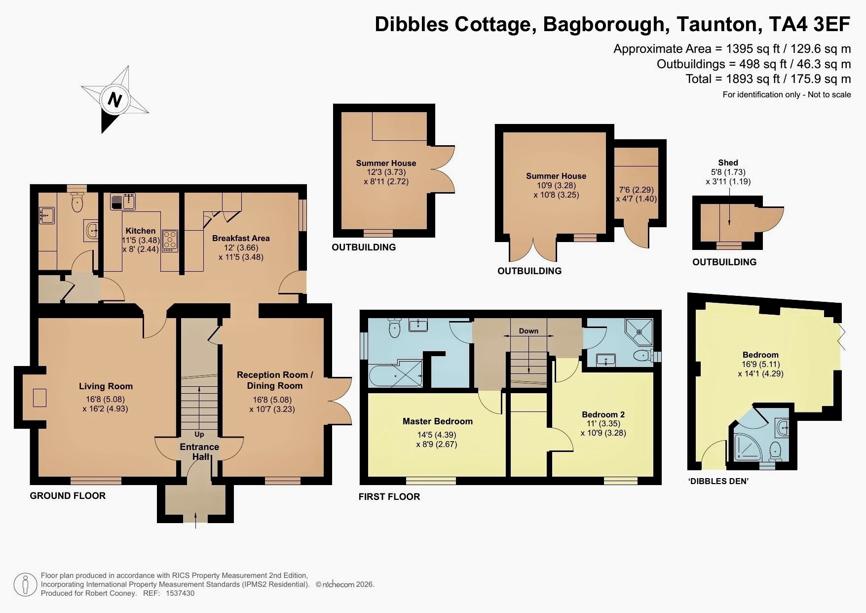 Dibbles Cottage, Taunton floorplan