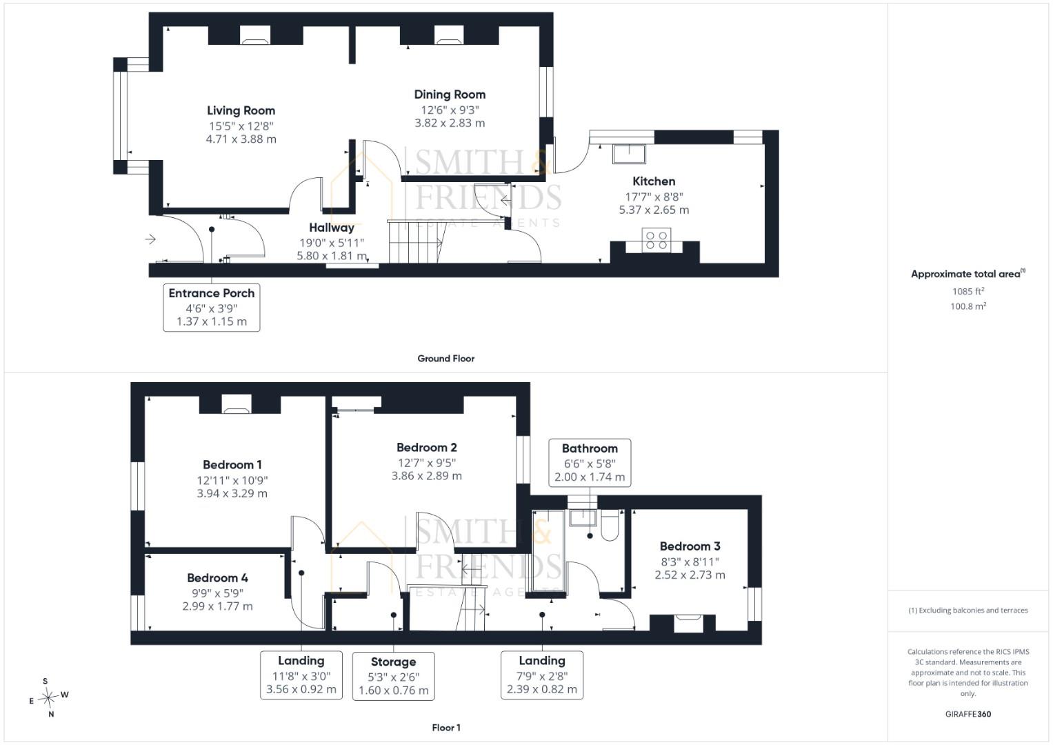 64, Park Lane, Darlington floorplan