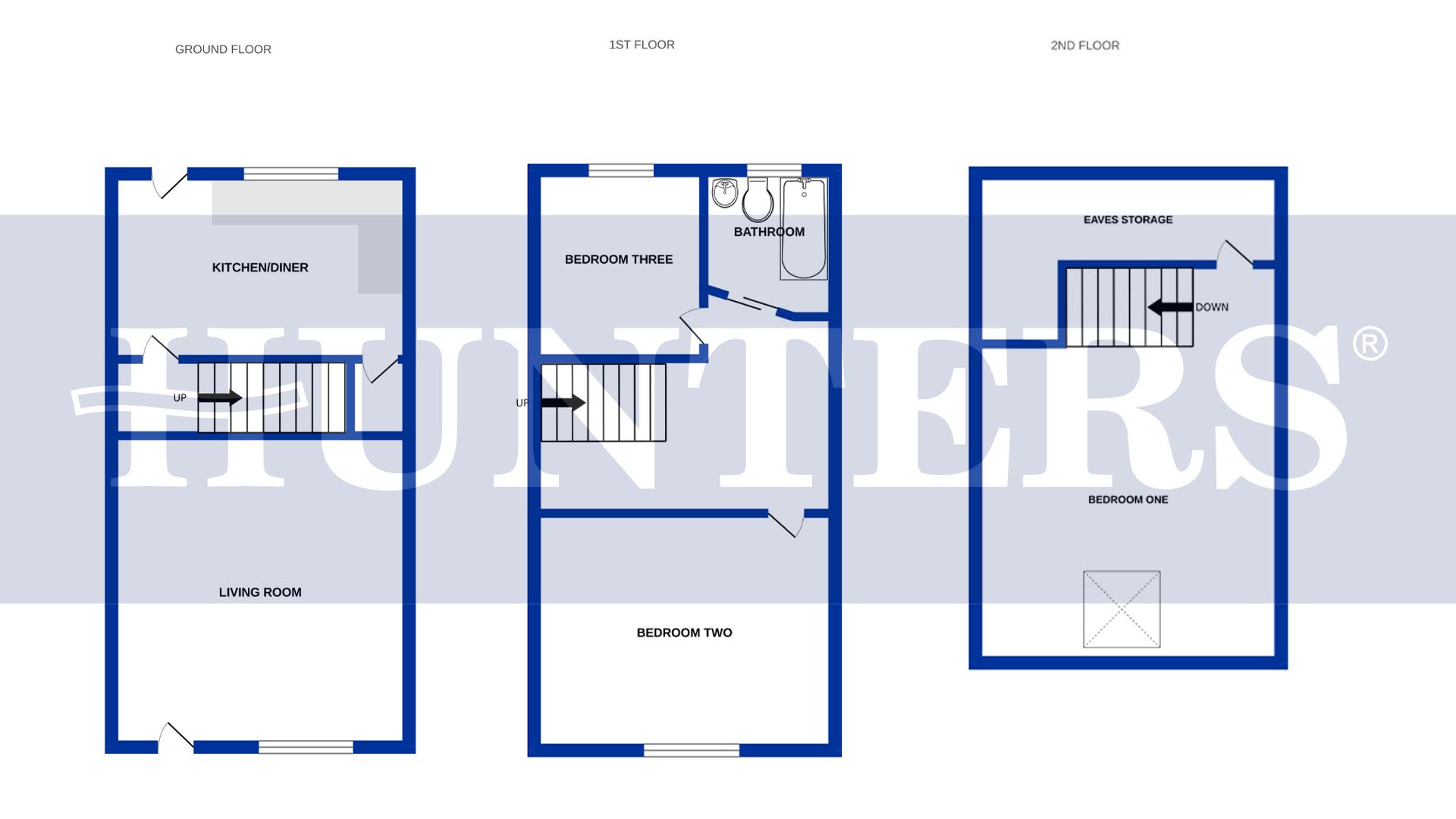 13, Oakroyd Terrace, Pudsey floorplan
