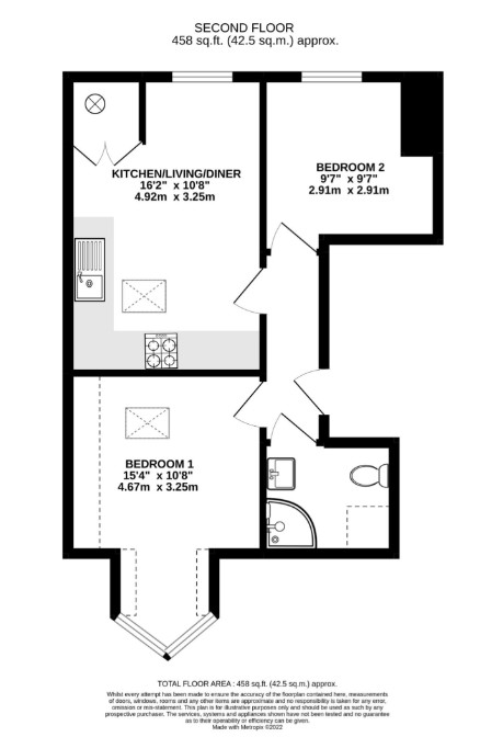Apartment, Camberley floorplan