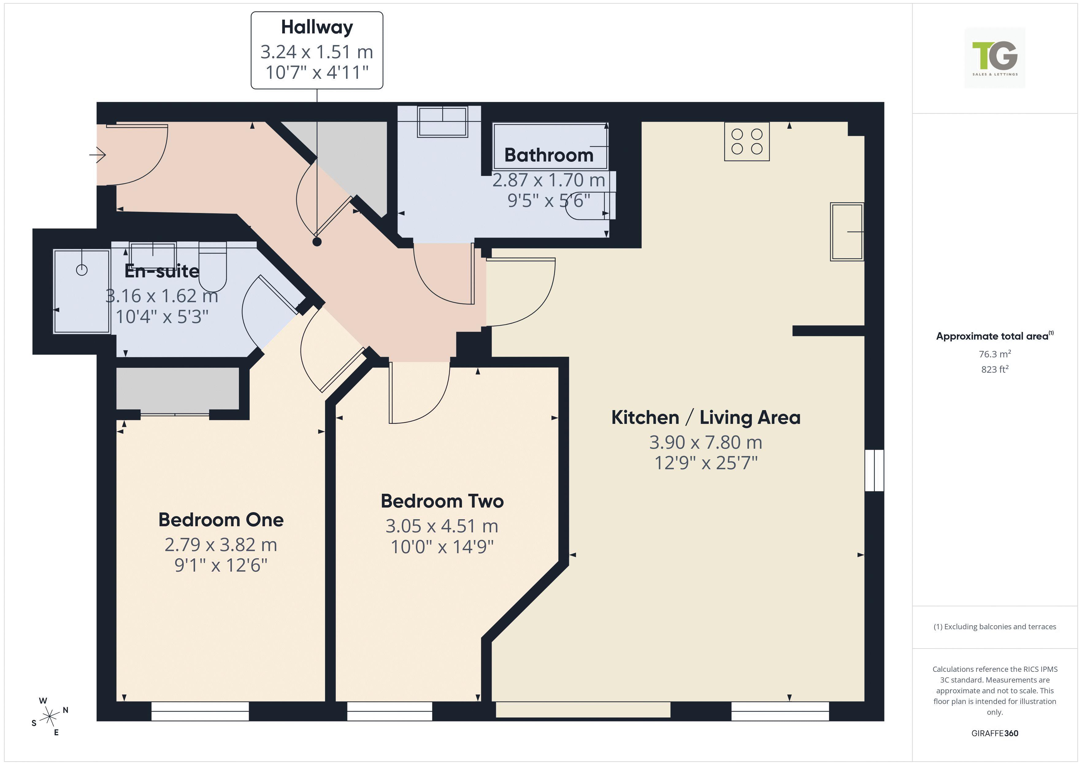 1 South Point, 17 Severn Road, Gloucester floorplan