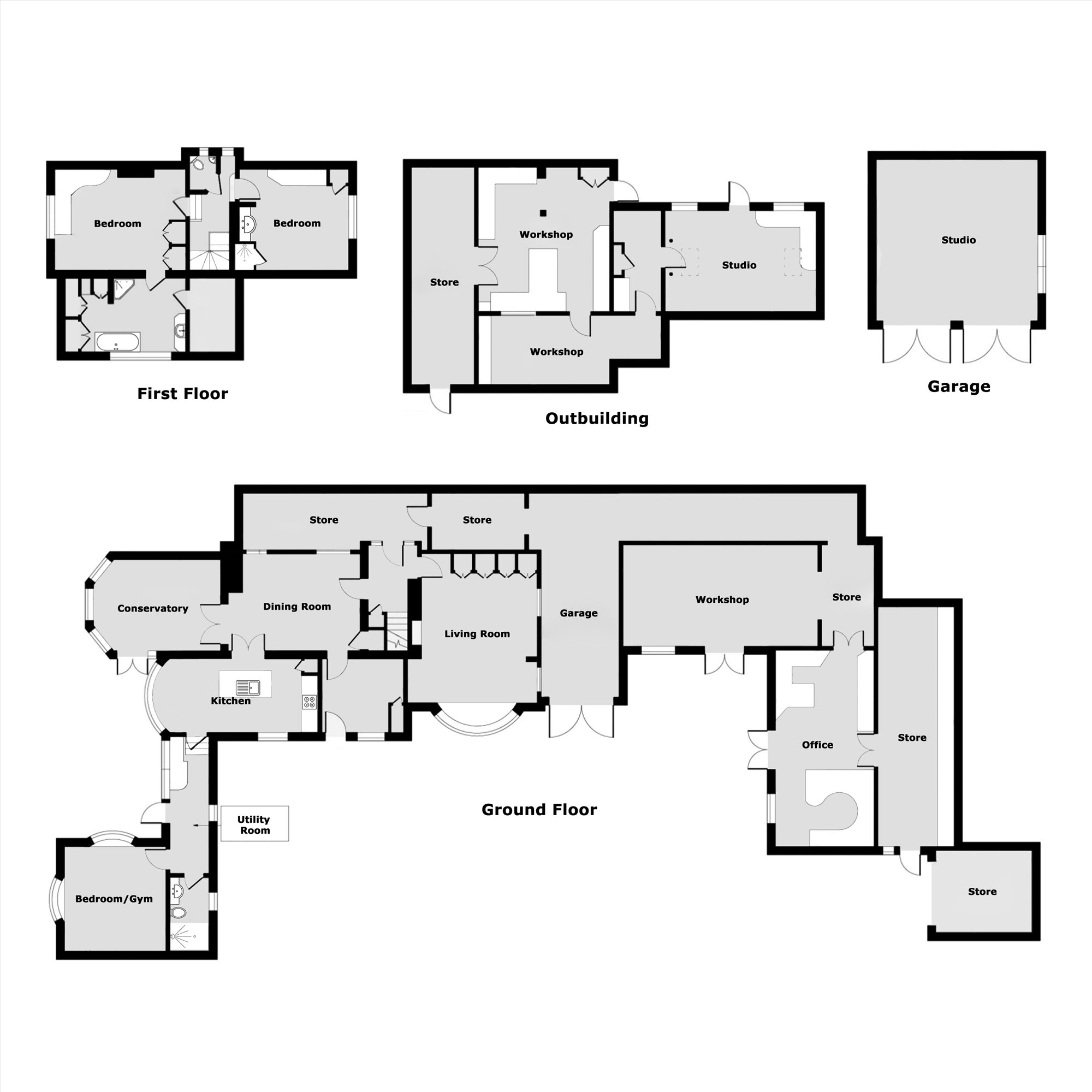 Old Trees, Byfleet Road, Cobham floorplan