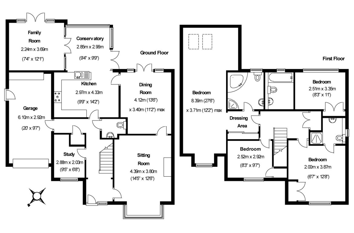 21A, Spring Grove, Fetcham floorplan
