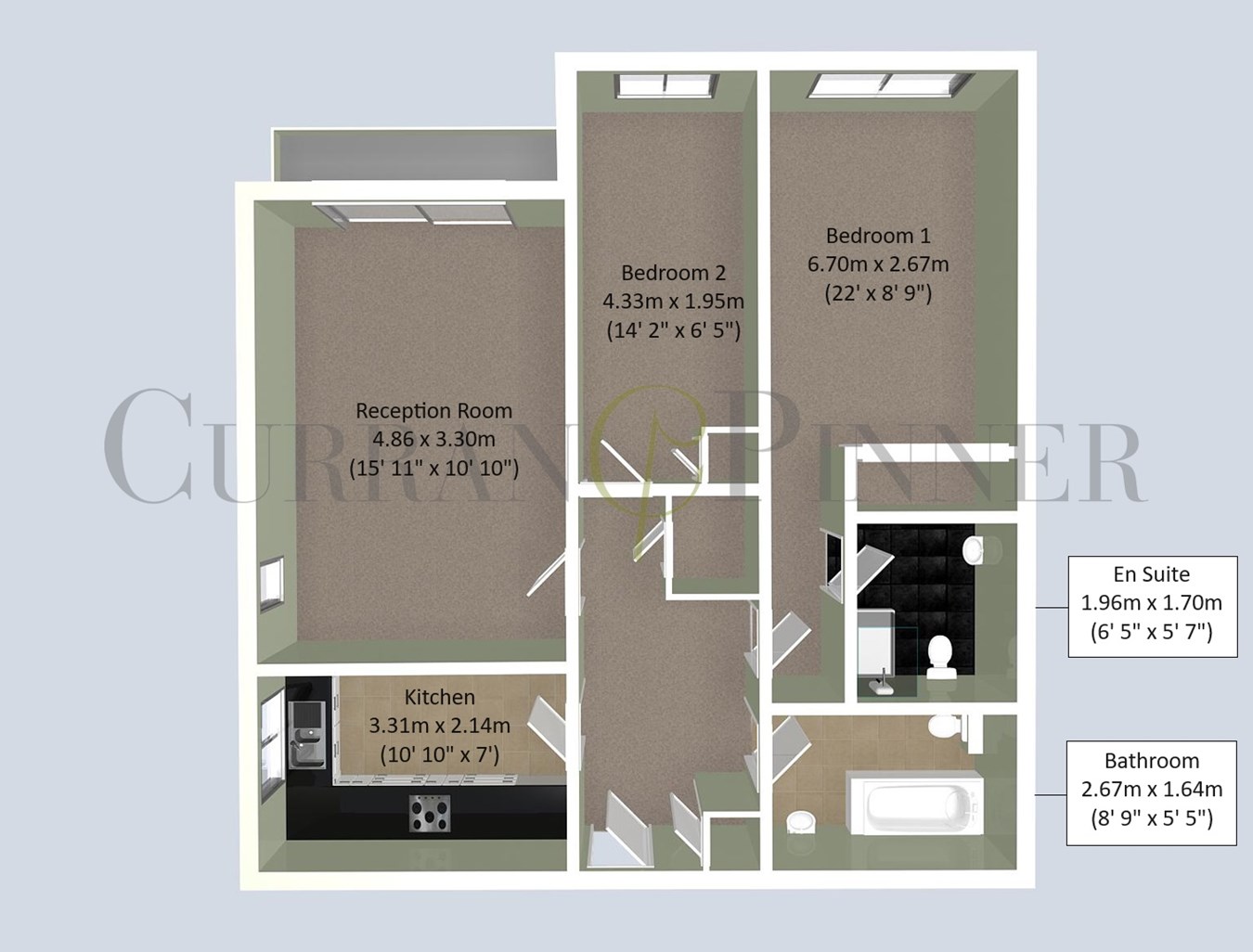 Daniel Court, 19 Brackley Road, Beckenham BR3, 2 bedroom flat to rent