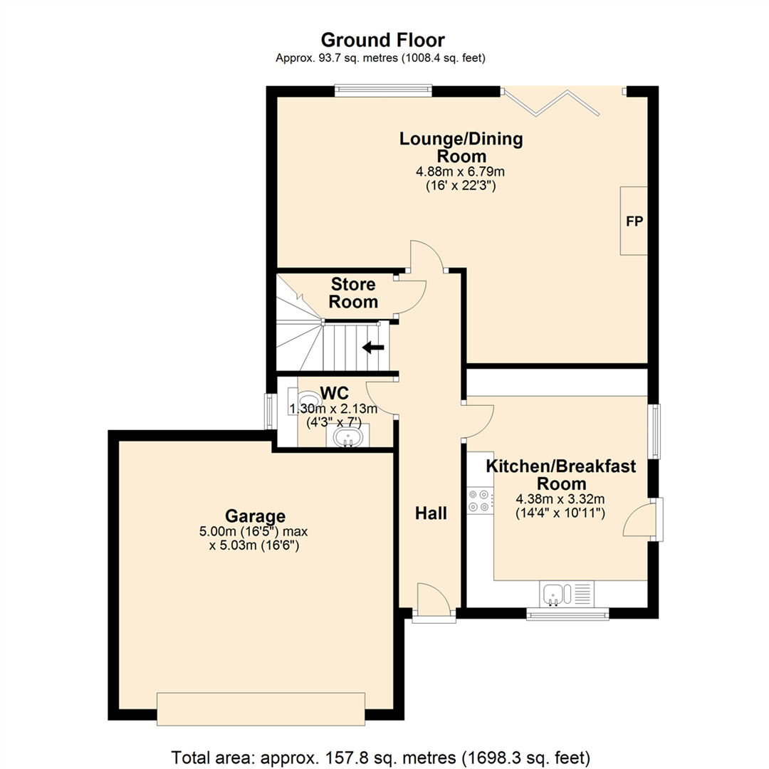 3, Alderwood Grove, Bury floorplan
