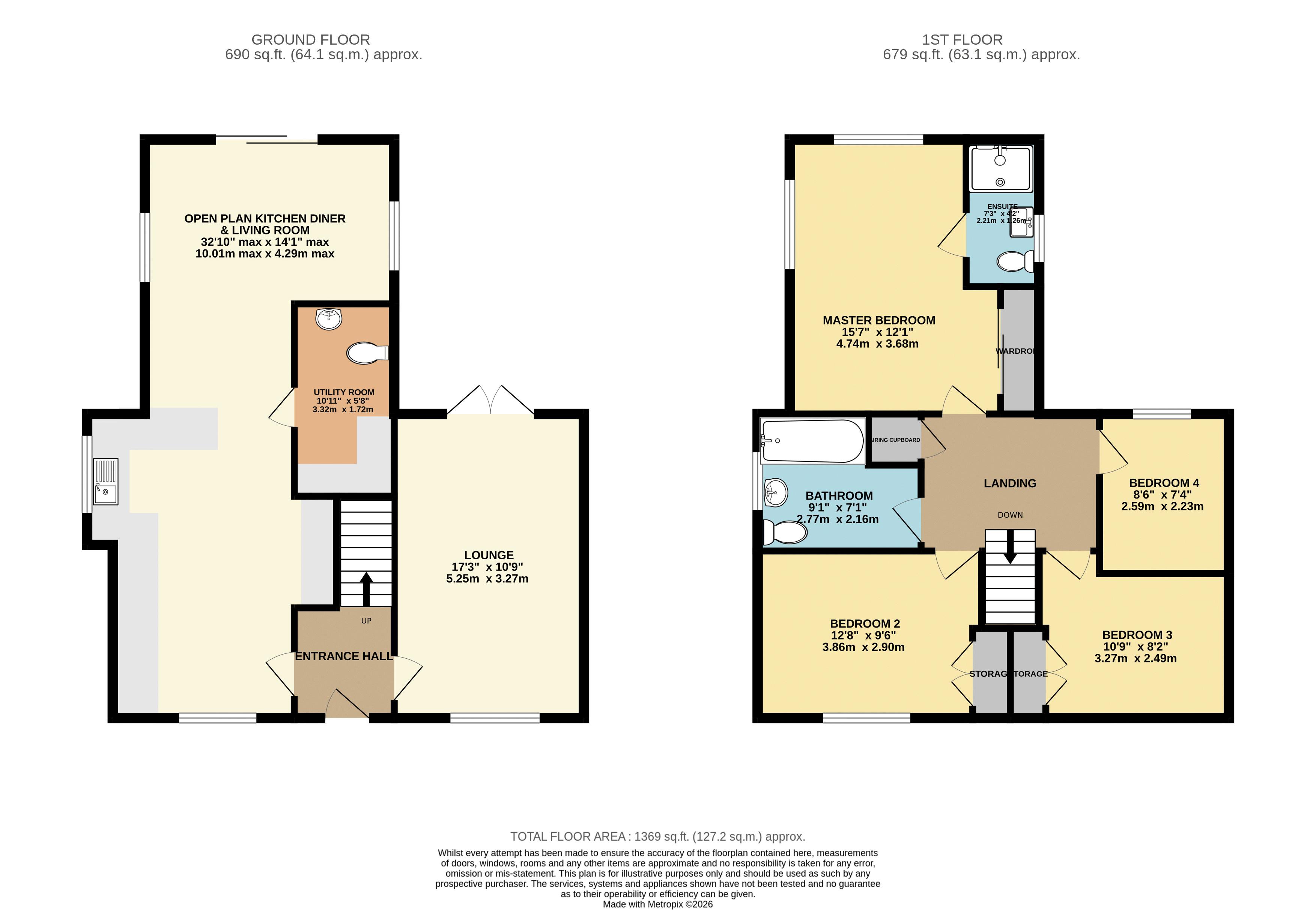 54, The Fields, Lincoln floorplan