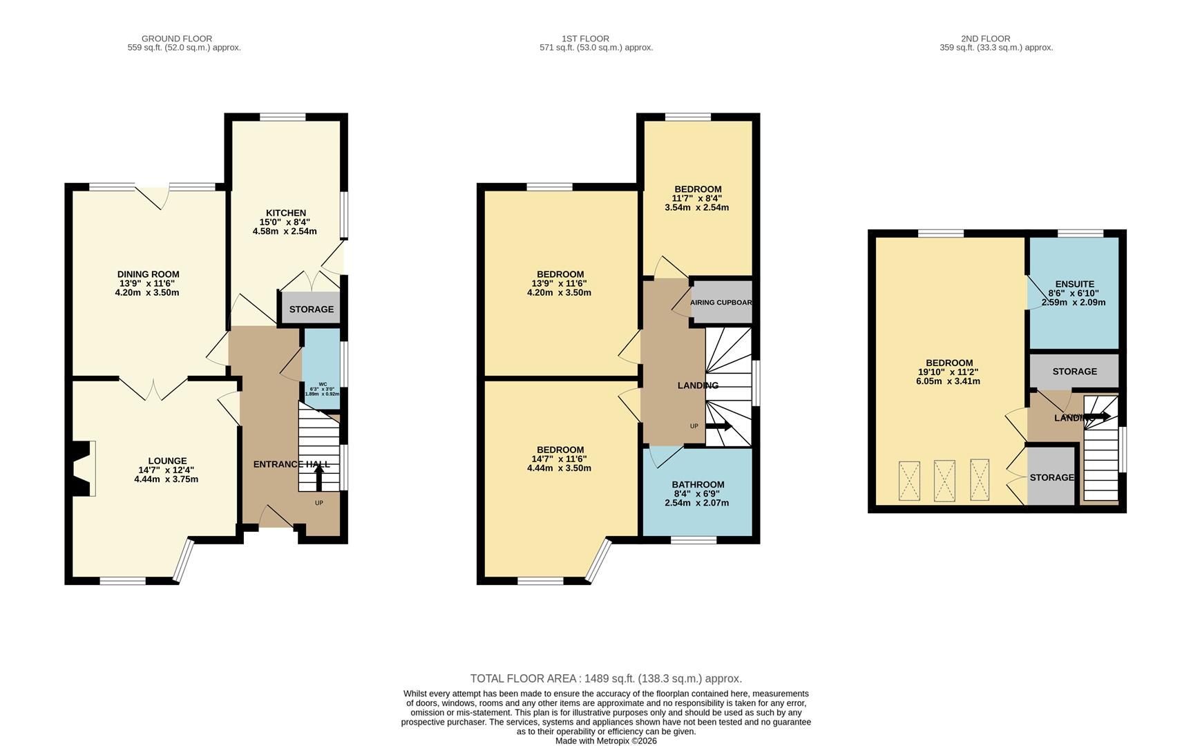 20, Nutley Close, Goring-By-Sea floorplan