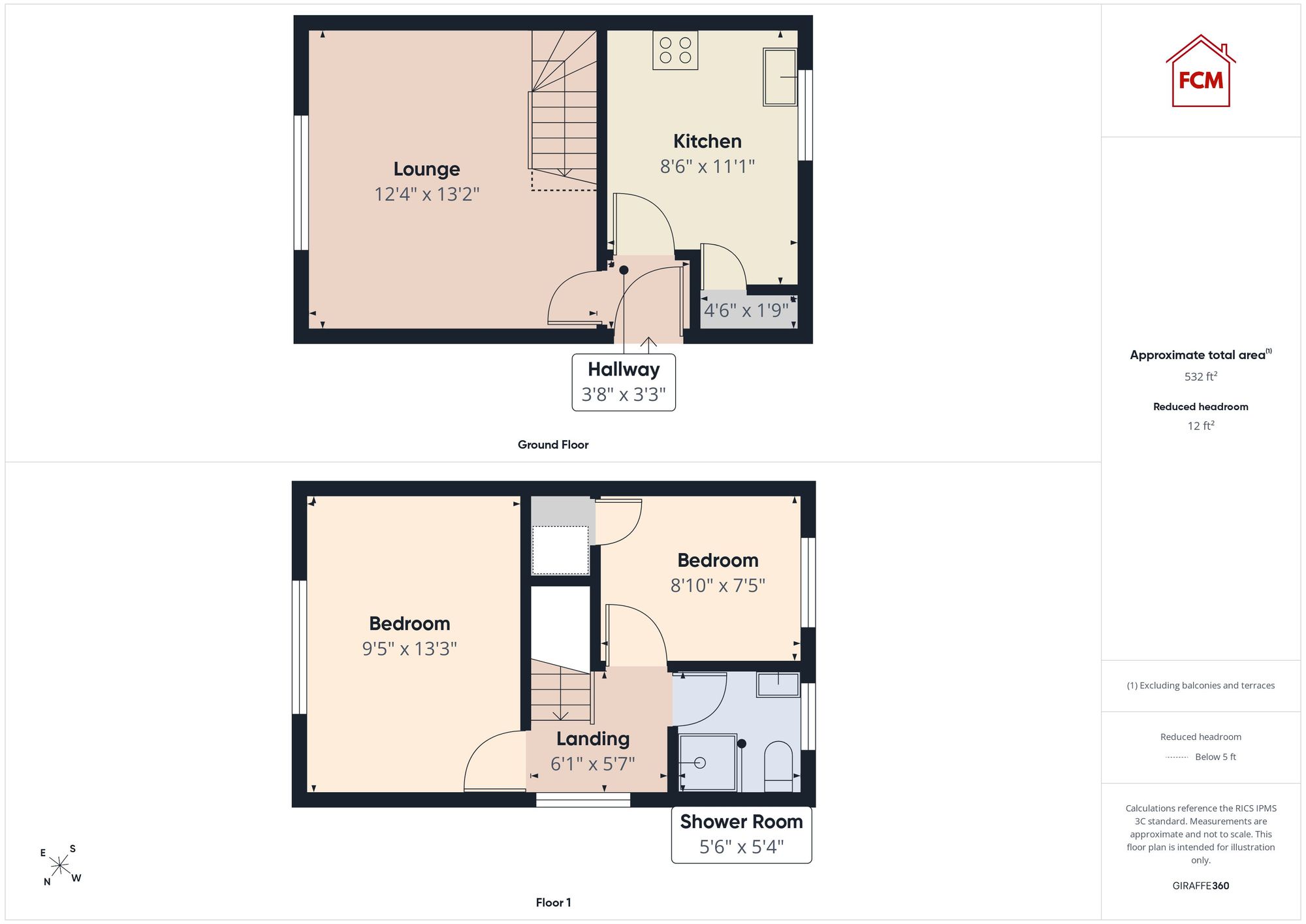 5 Links Crescent, Seascale floorplan