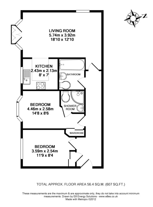 2 Bedrooms Flat to rent in St. Thomas Street, Oxford OX1