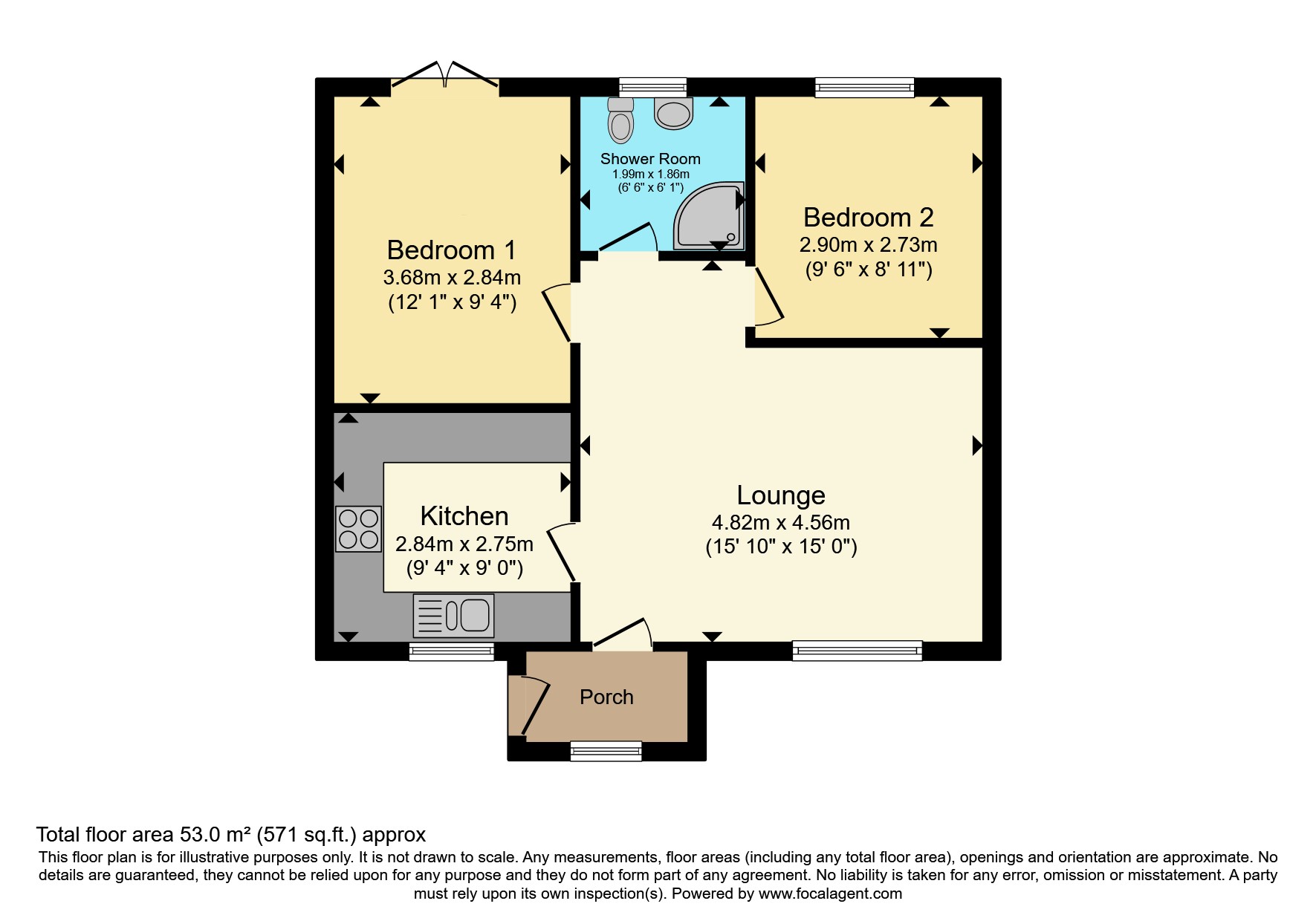 99 Trewhiddle Park,, Trewhiddle, Cornwall floorplan