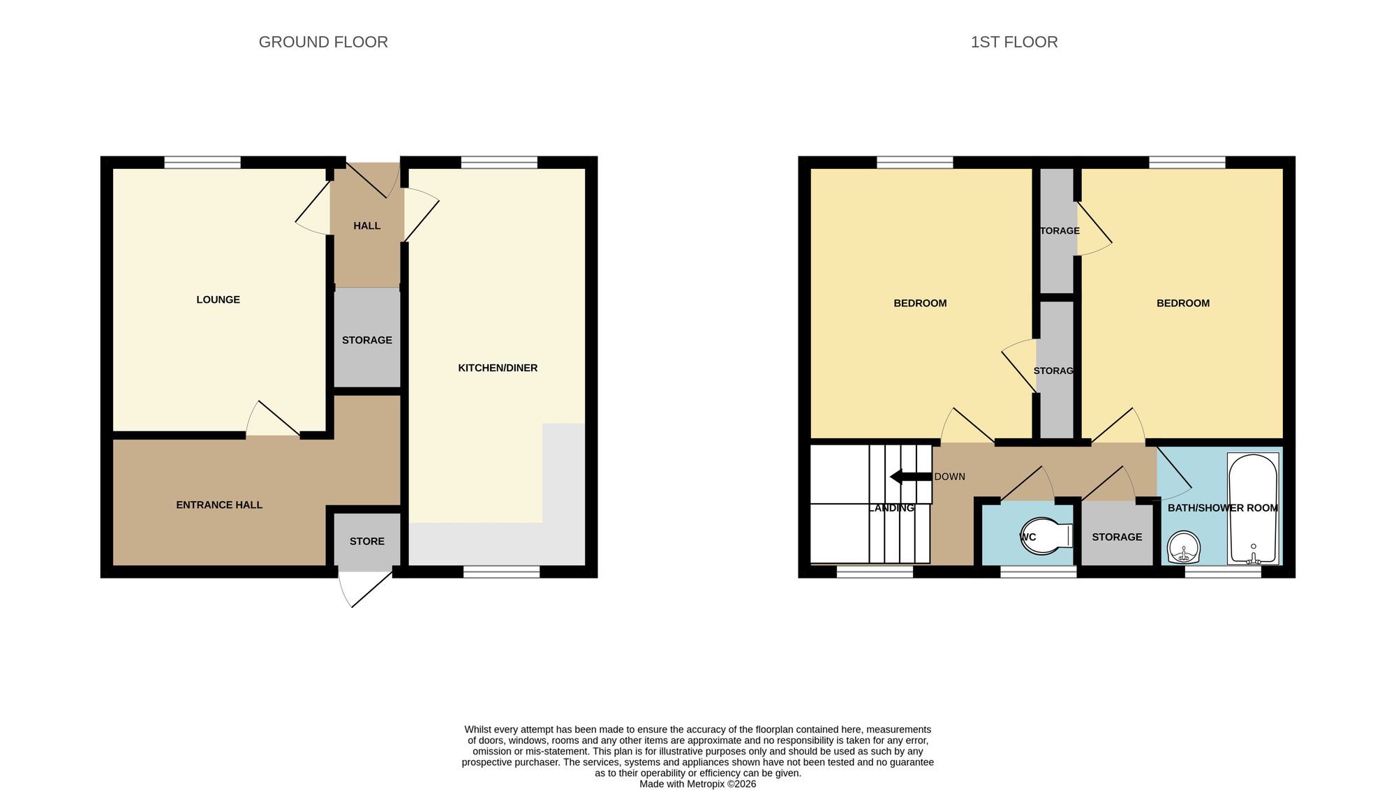 160 Boulton Grange, Telford floorplan