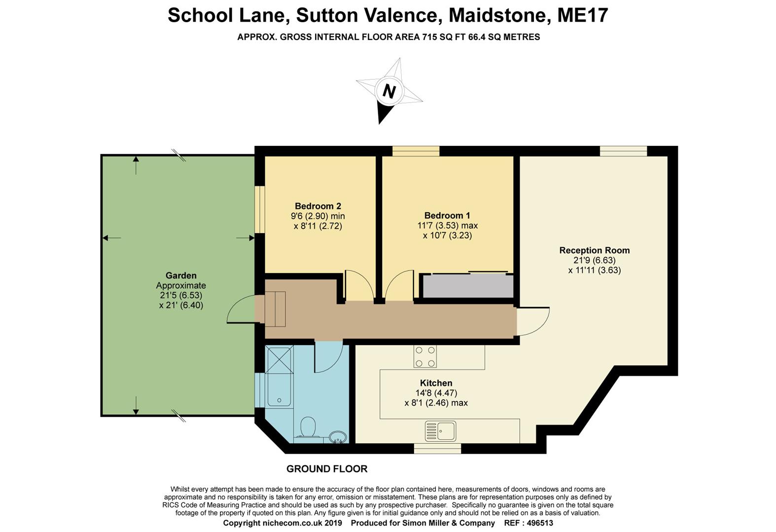 School Lane, Sutton Valence floorplan