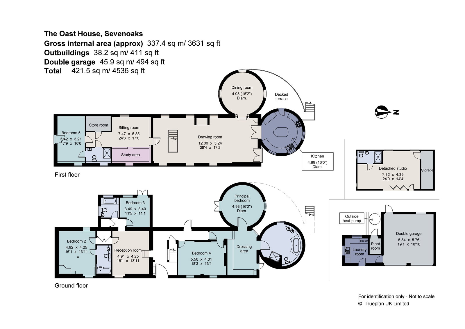 Chart Farm,The Oast House, Sevenoaks floorplan