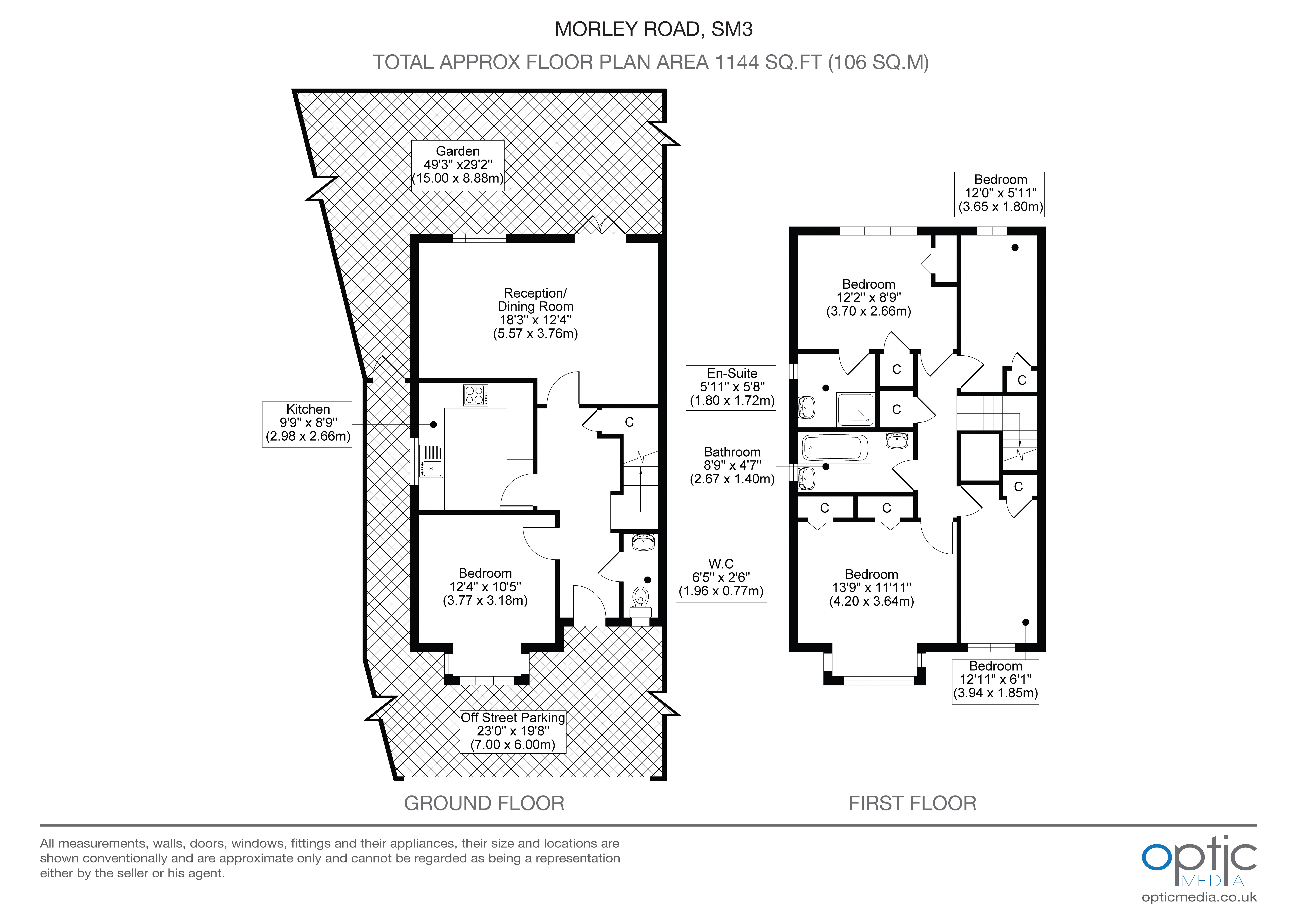 28, Morley Road, Sutton floorplan