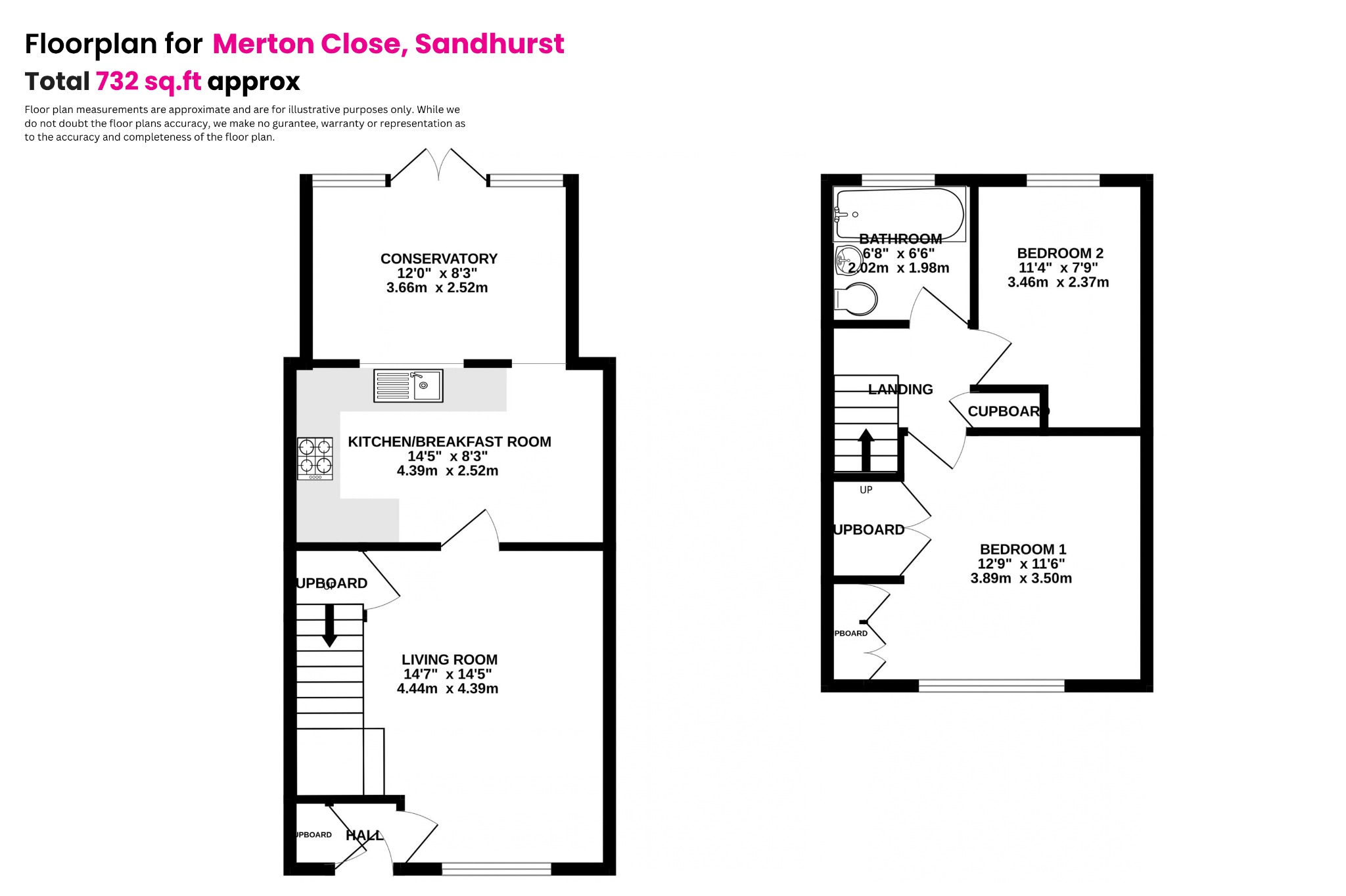 19 Merton Close, Owlsmoor, Berkshire floorplan