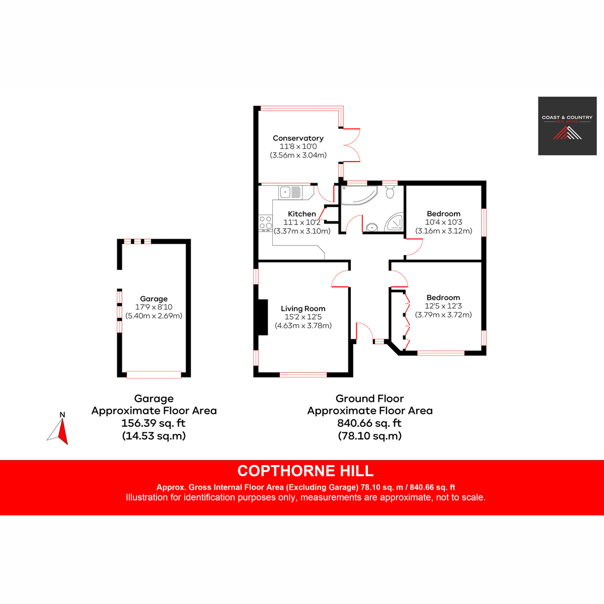 45, Copthorne Hill, Worthing floorplan