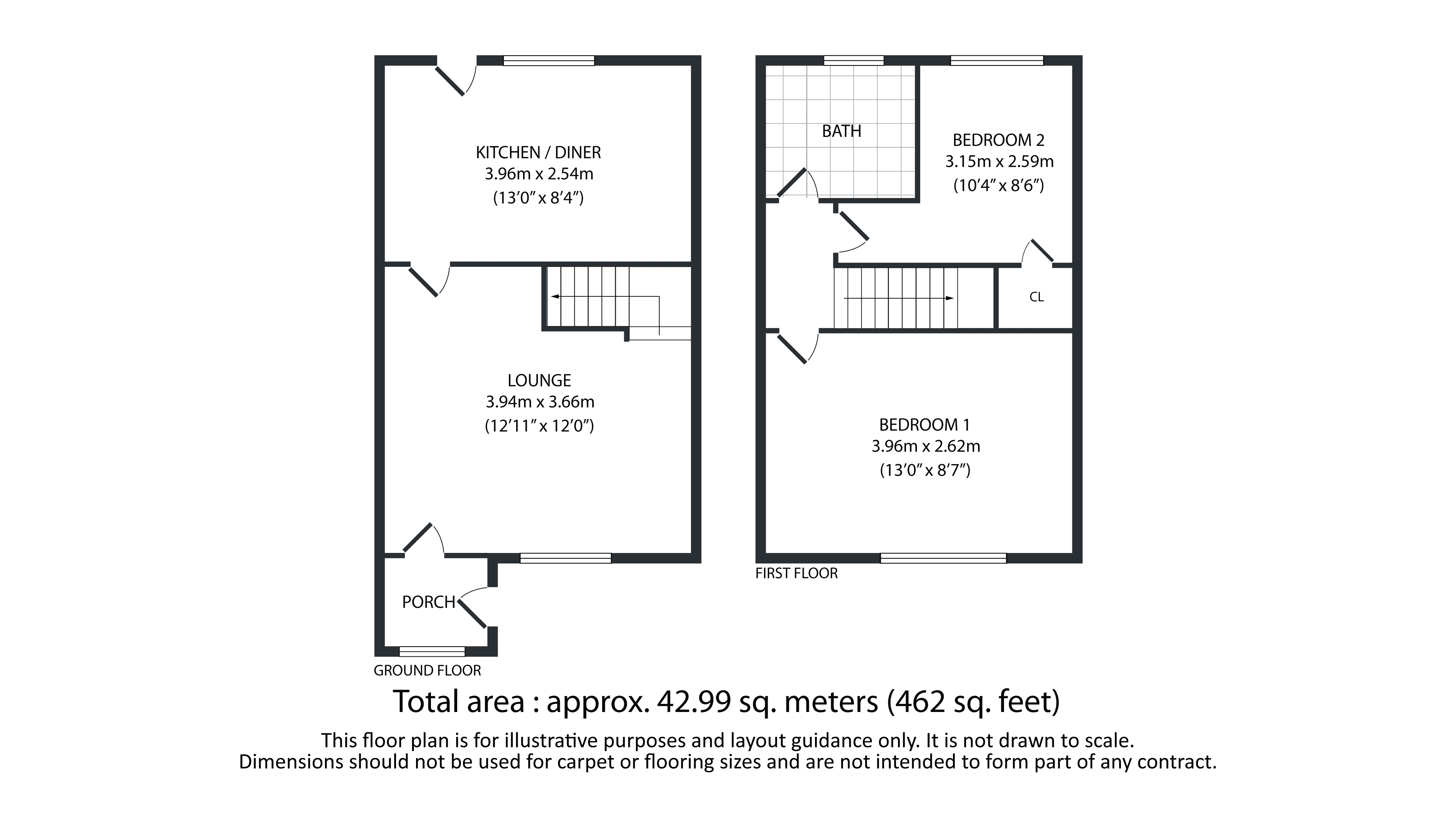 Dunsford Close, Old Town, Swindon SN1, 2 bedroom semidetached house to