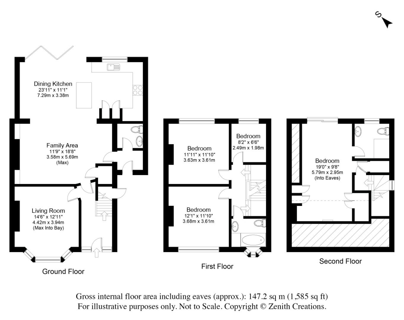 West Park Drive East, Roundhay, Leeds LS8, 4 bedroom semidetached