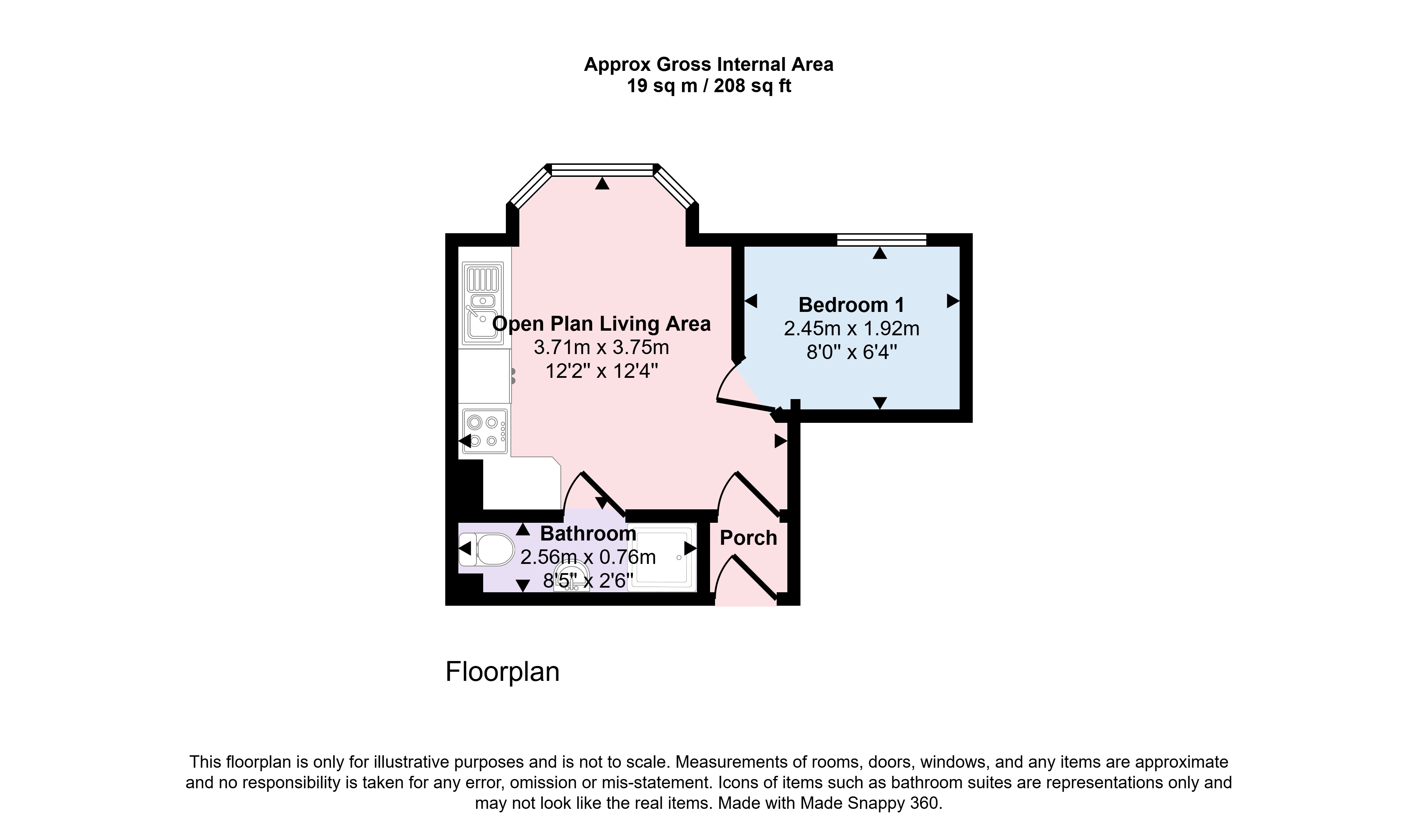 5 Kingsbridge Court, 23, Kingsbridge Road, Poole floorplan