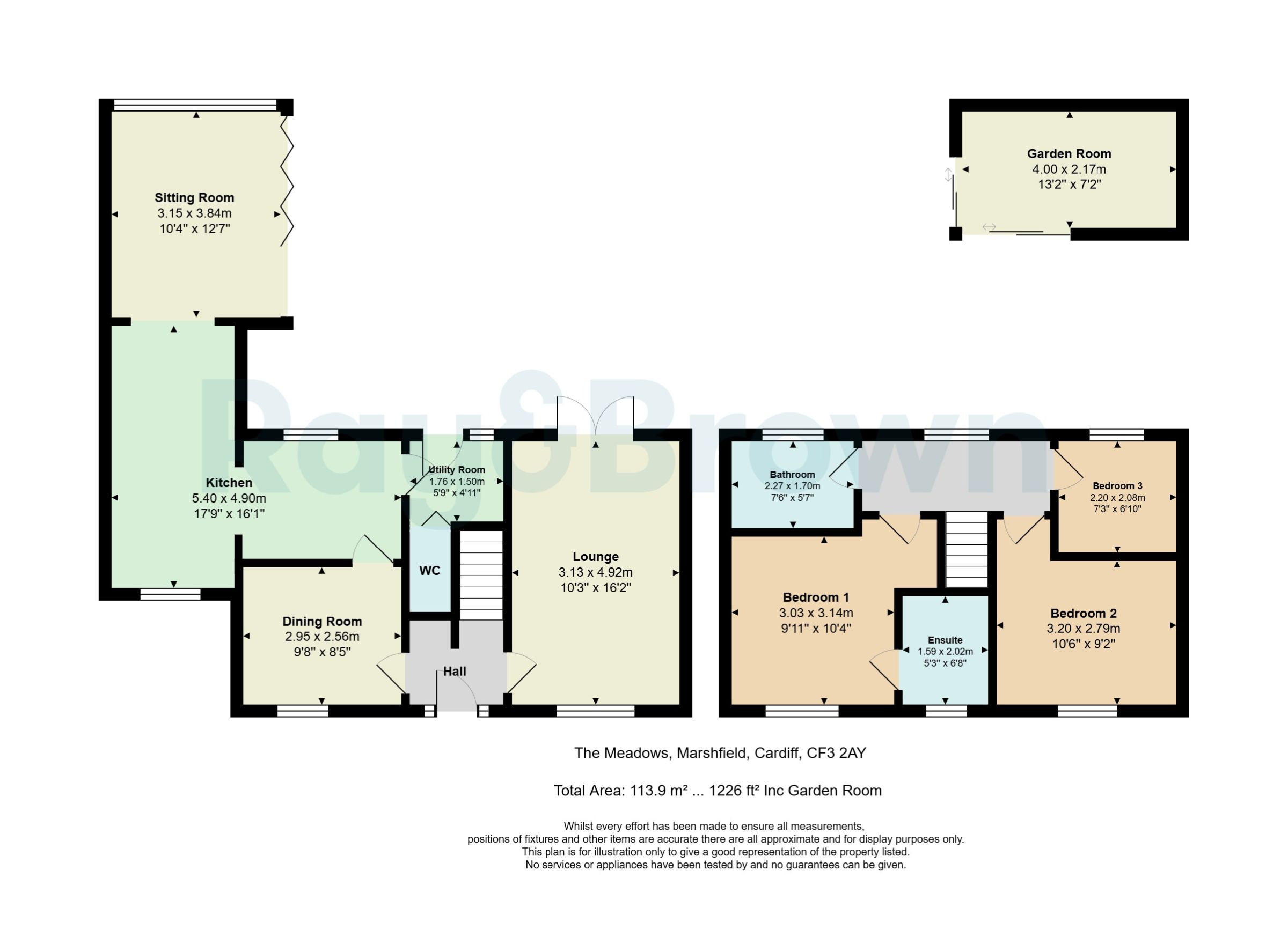 56 The Meadows, Cardiff floorplan