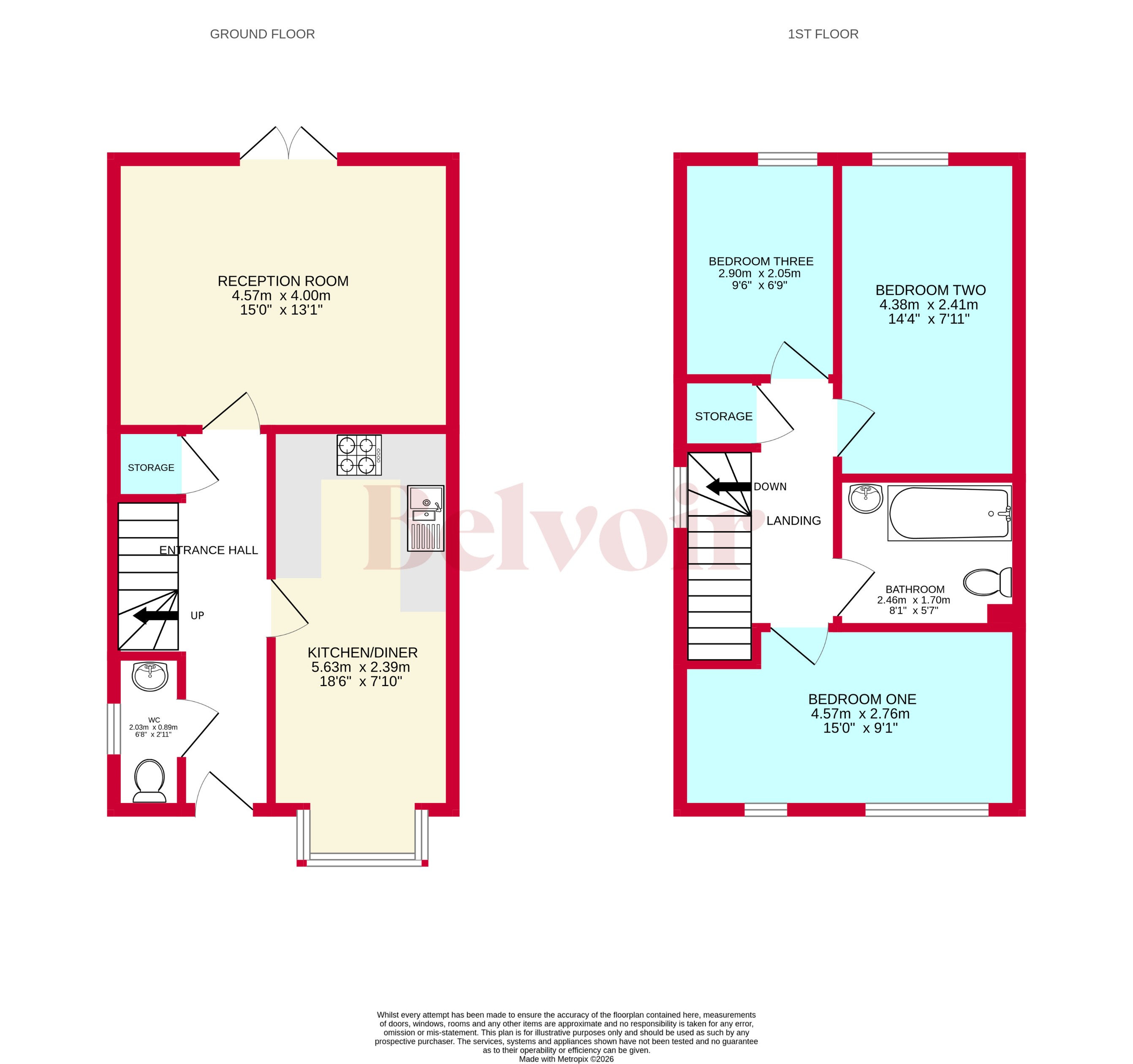 Galley Close, Cannock floorplan