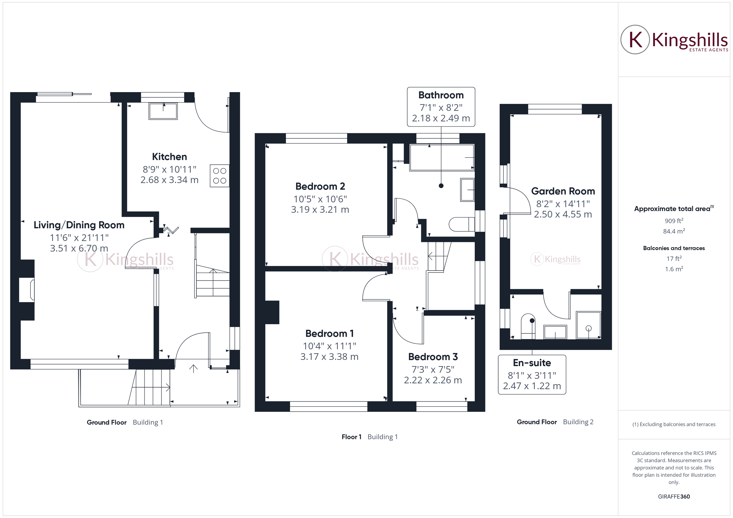 83 Telford Way, High Wycombe floorplan