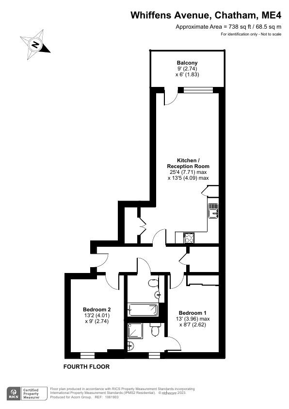 Whiffens Avenue, Medway floorplan