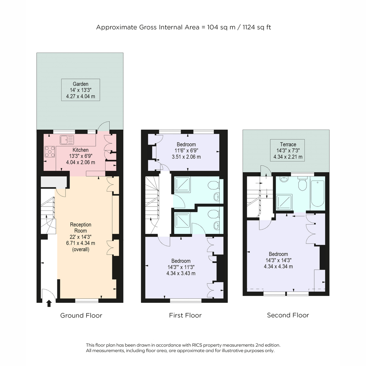 38, Cheval Place, London floorplan