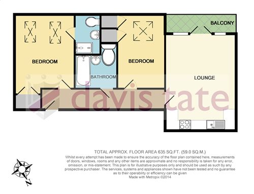 2 Bedrooms Flat to rent in Il Libro Court, Kings Road, Reading RG1