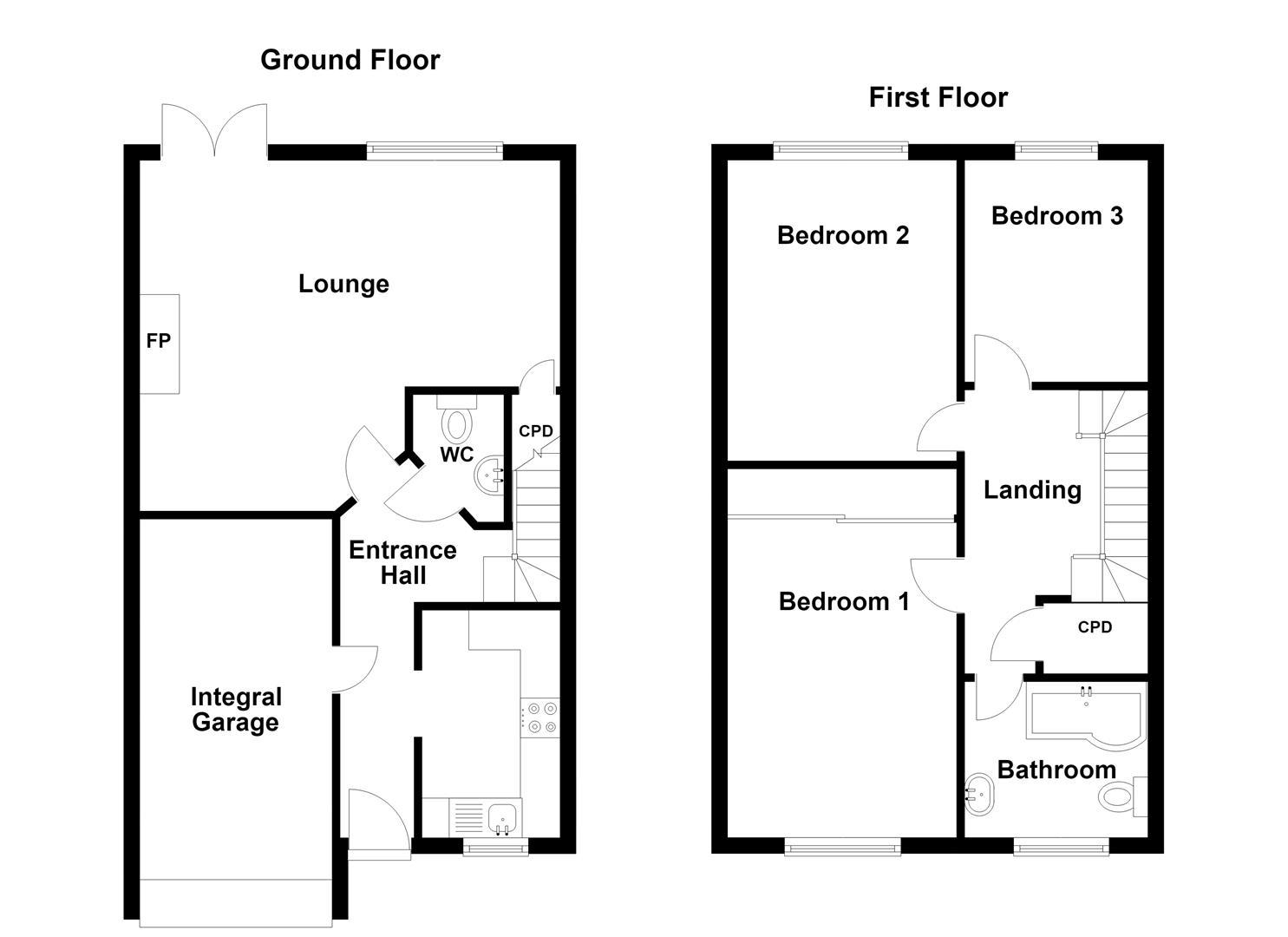 15, Holly Approach, Ossett floorplan