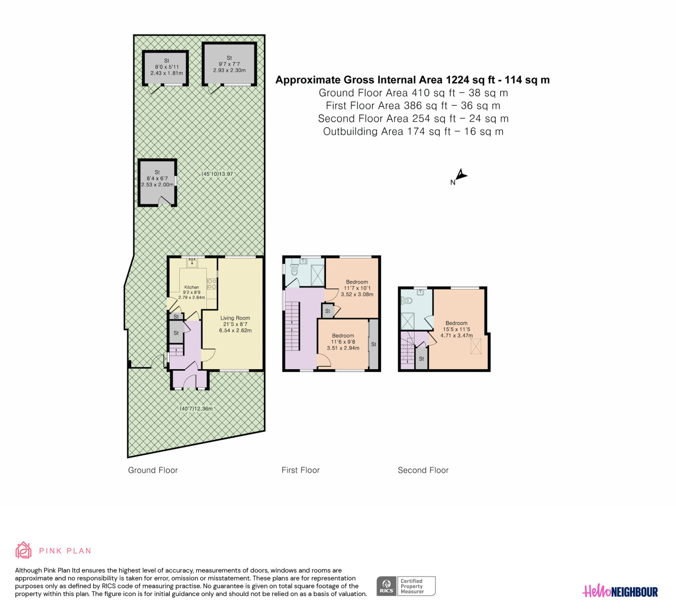 212, Mungo Park Road, Rainham floorplan
